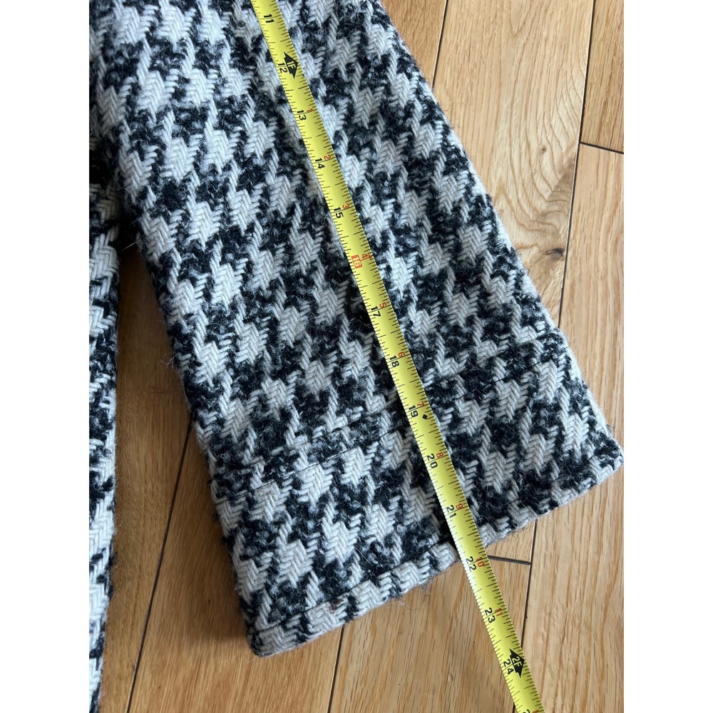 Miss Sixty M60 Vintage Y2K Houndstooth Wool Blend Double Breasted Coat Size XL - Picture 4 of 8